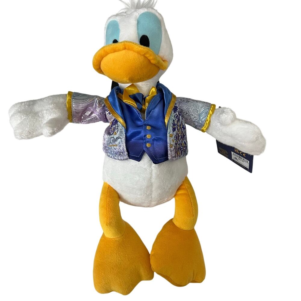 Disney Parks Walt Disney World Donald Duck 14" 50th Anniversary Plush Toy NEW